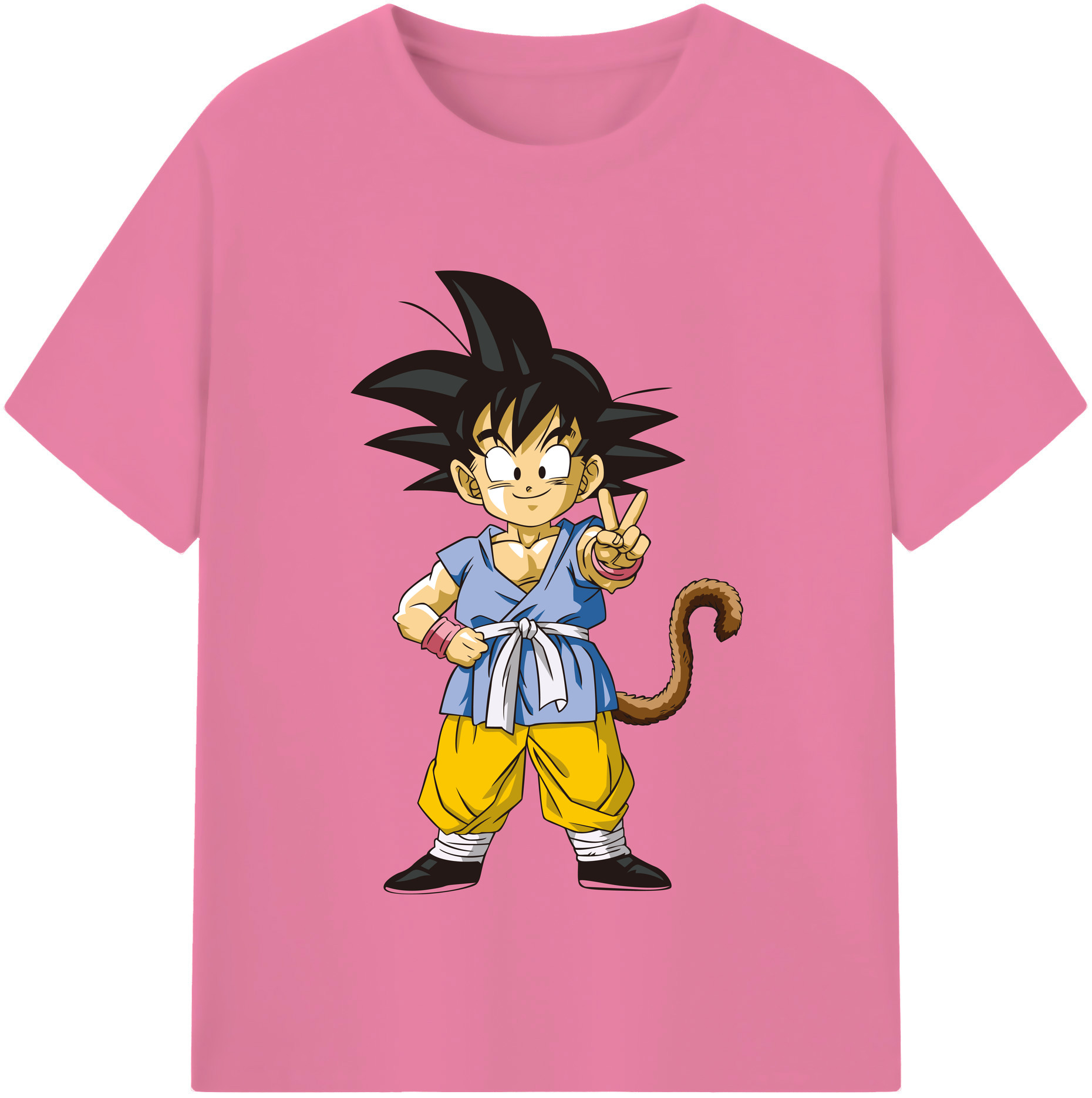 （画像用） ドラゴンボール 孫悟空（そん ごくう）Son Goku カカロット DRAGON BALL Kakarotto 綿100％半袖Tシャツ（フロントプリント）